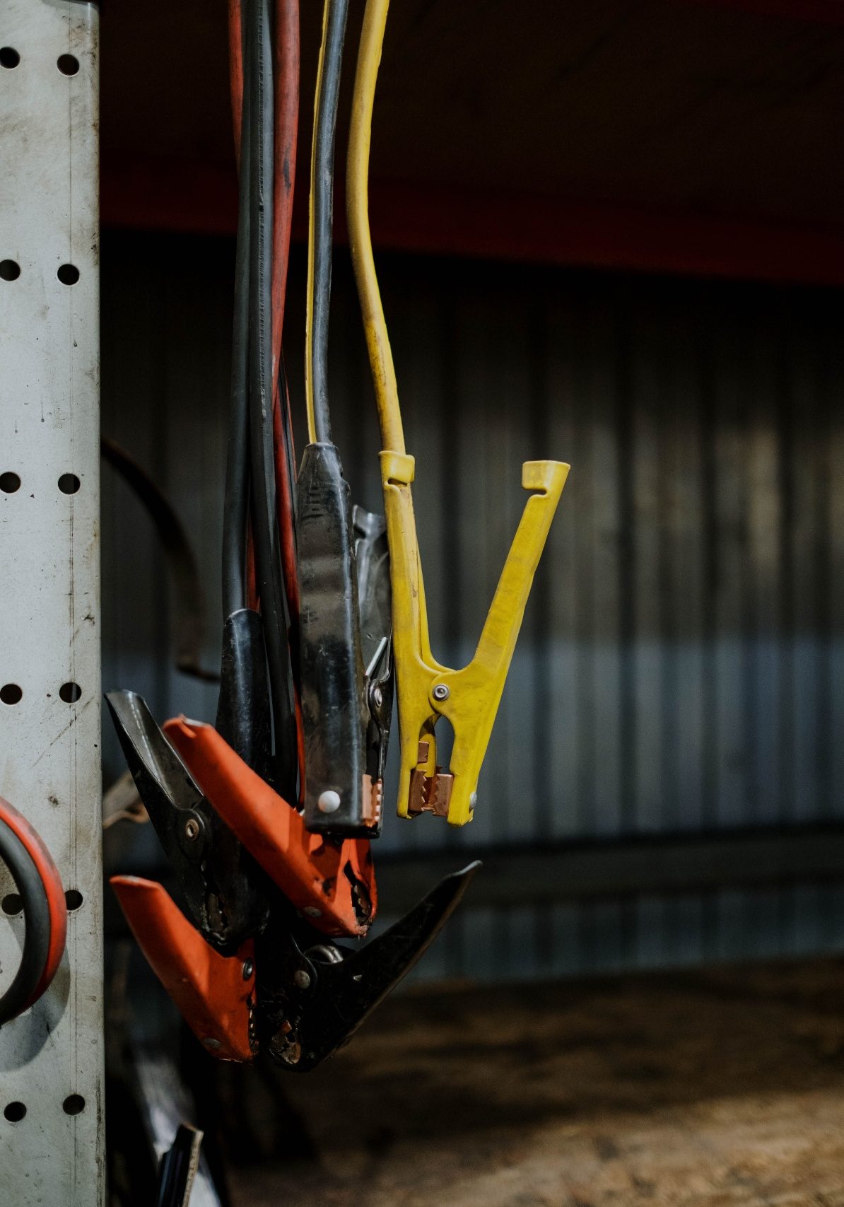 BMS technician assessing a battery